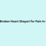 Best Broken Heart Shayari for Pain In Hindi